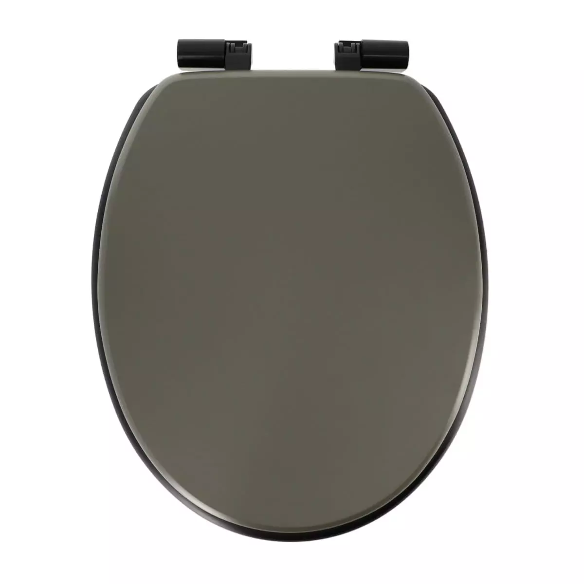 Asiento WC con freno de caída Black line Kaki/Negro 1
