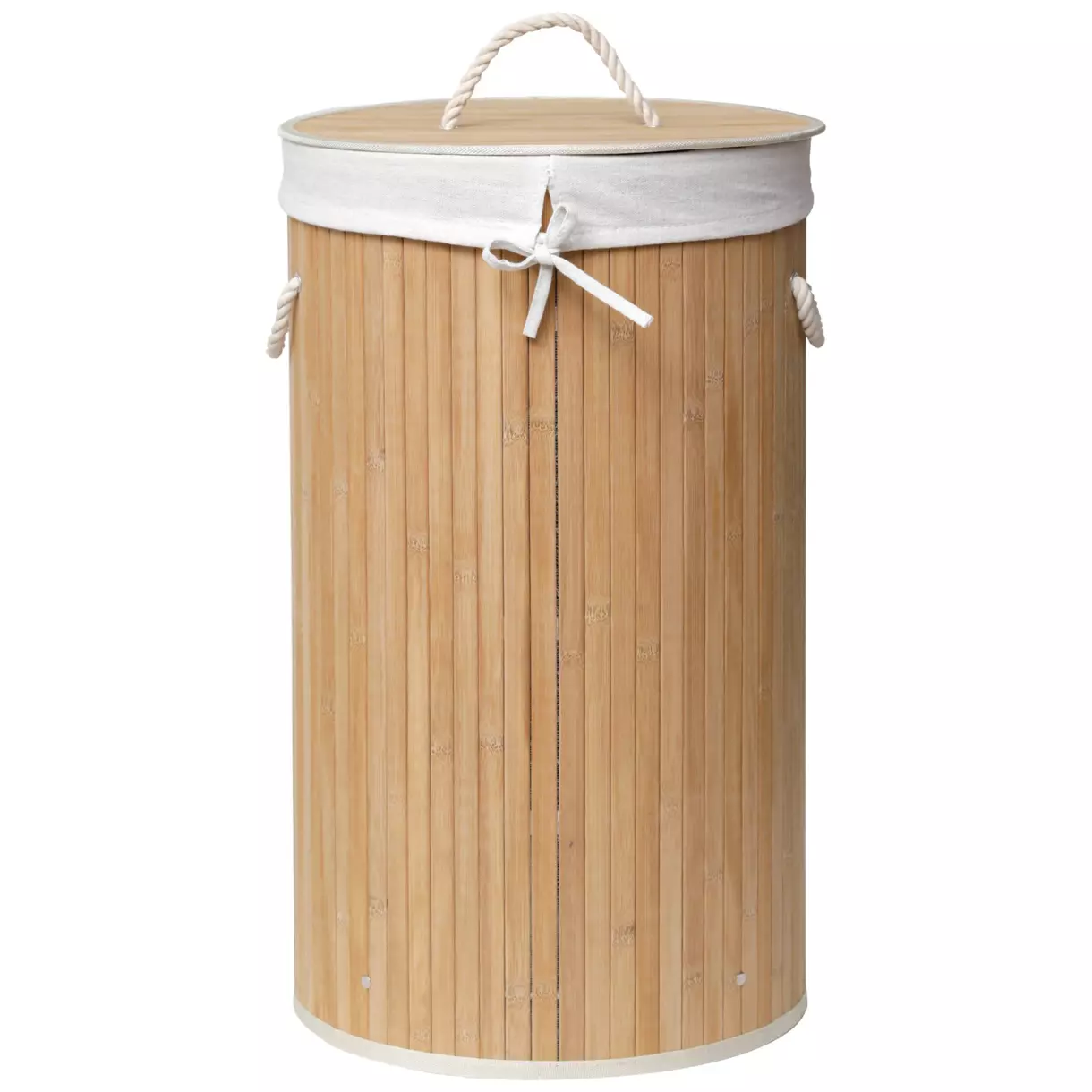 Portabiancheria rotondo Anako Beige 1