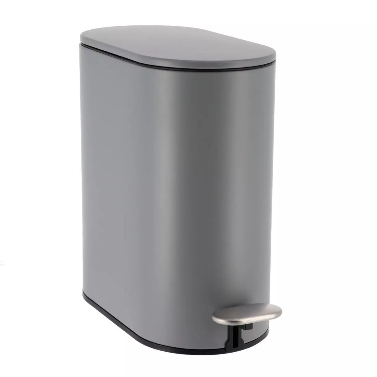 Cubo de pedal con freno de caida Black Line Gris 1