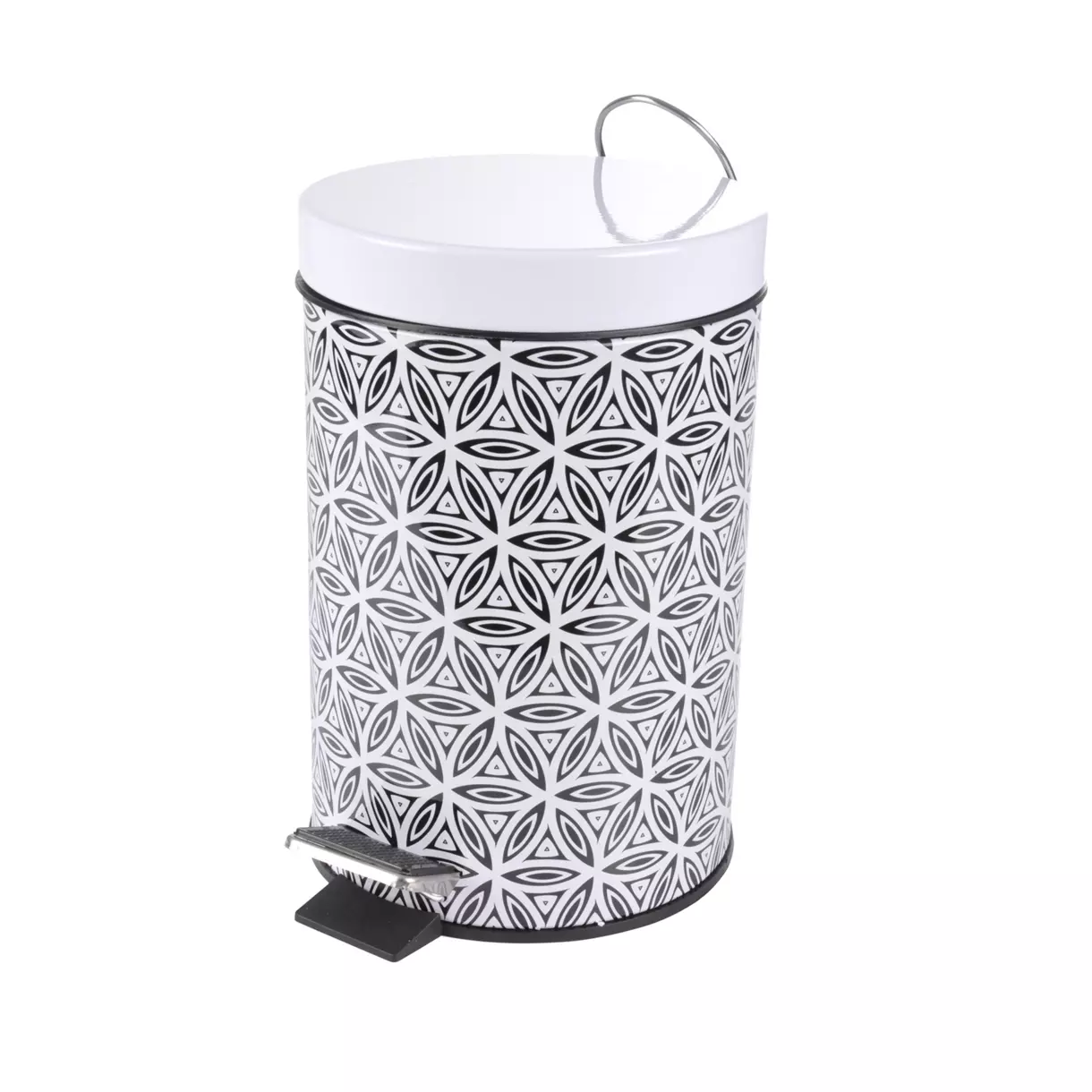 Cubo de basura Graphic Jungla Negro 1