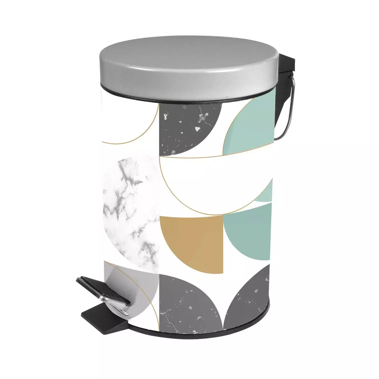Cubo de basura Geomarbre Azul 1