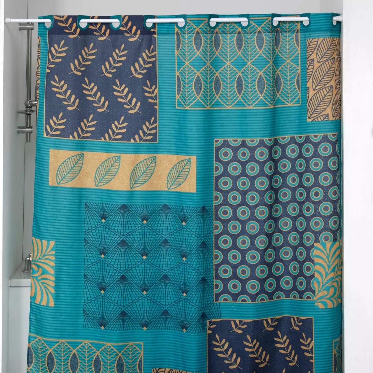 Cortina de ducha (200 cm) Bellagio Azul 1