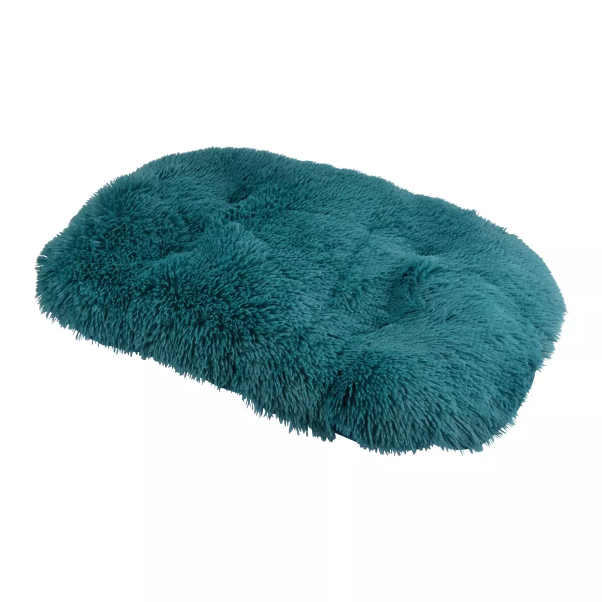 Colchón suave y reversible L87 cm azul petróleo	 1