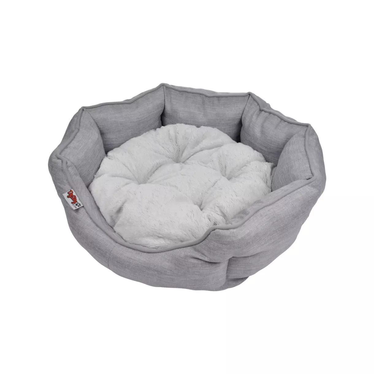 Panier rond pour chat et chien Newton D50 cm Gris 1