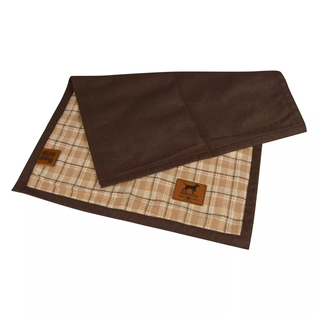 Manta Heritage para perros y gatos L100 cm Avellana 1