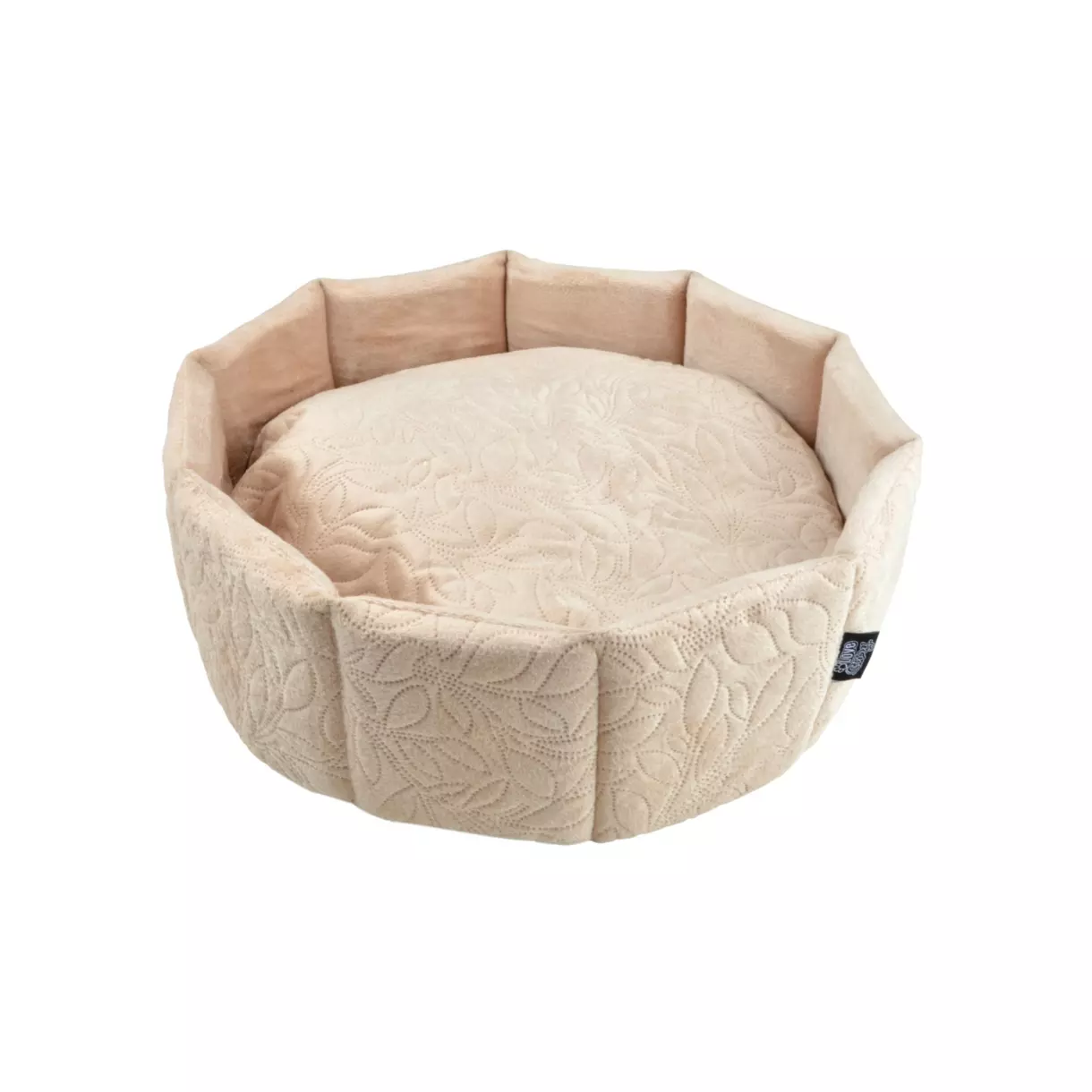 Panier rond pour chat et chien Boho D38 cm Naturel 1