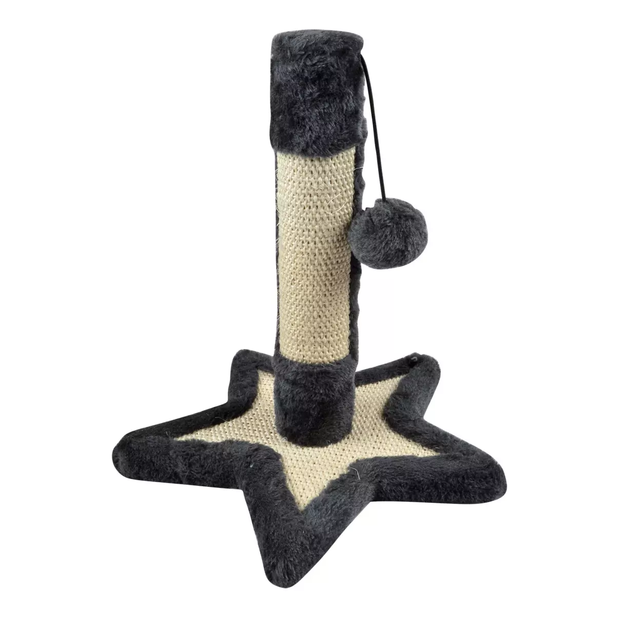 Arbol para gato con base de estrella y juguete Antrácita 1