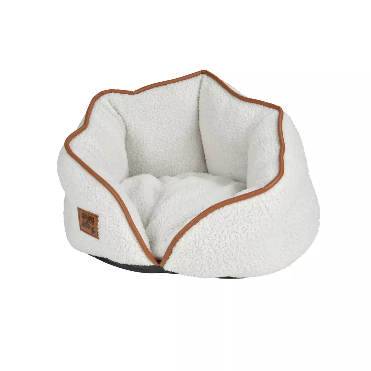 Panier rond pour chat et chien Wooly D40 cm Ecru 1
