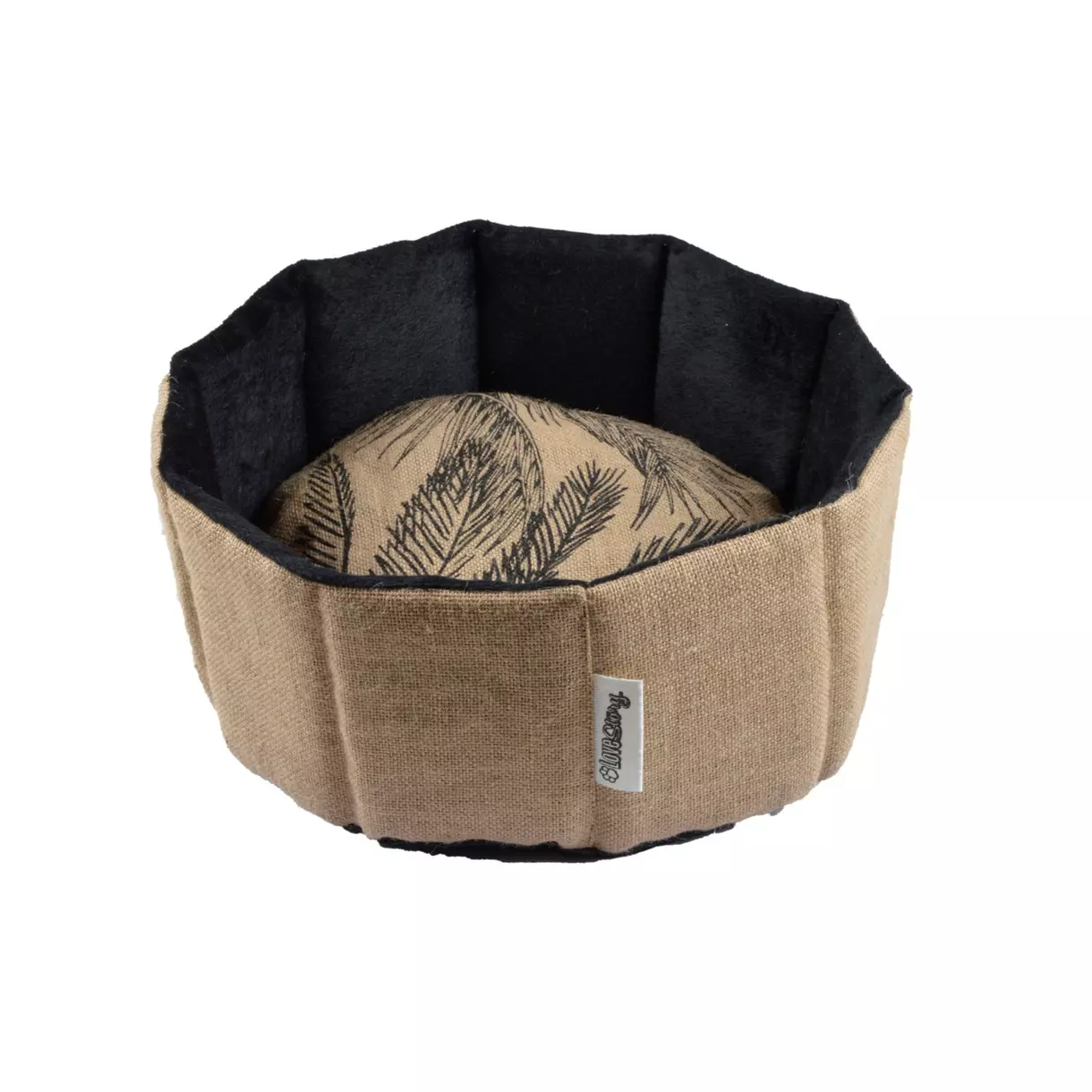 Canasta redonda Bahia D38 cm Negro 1