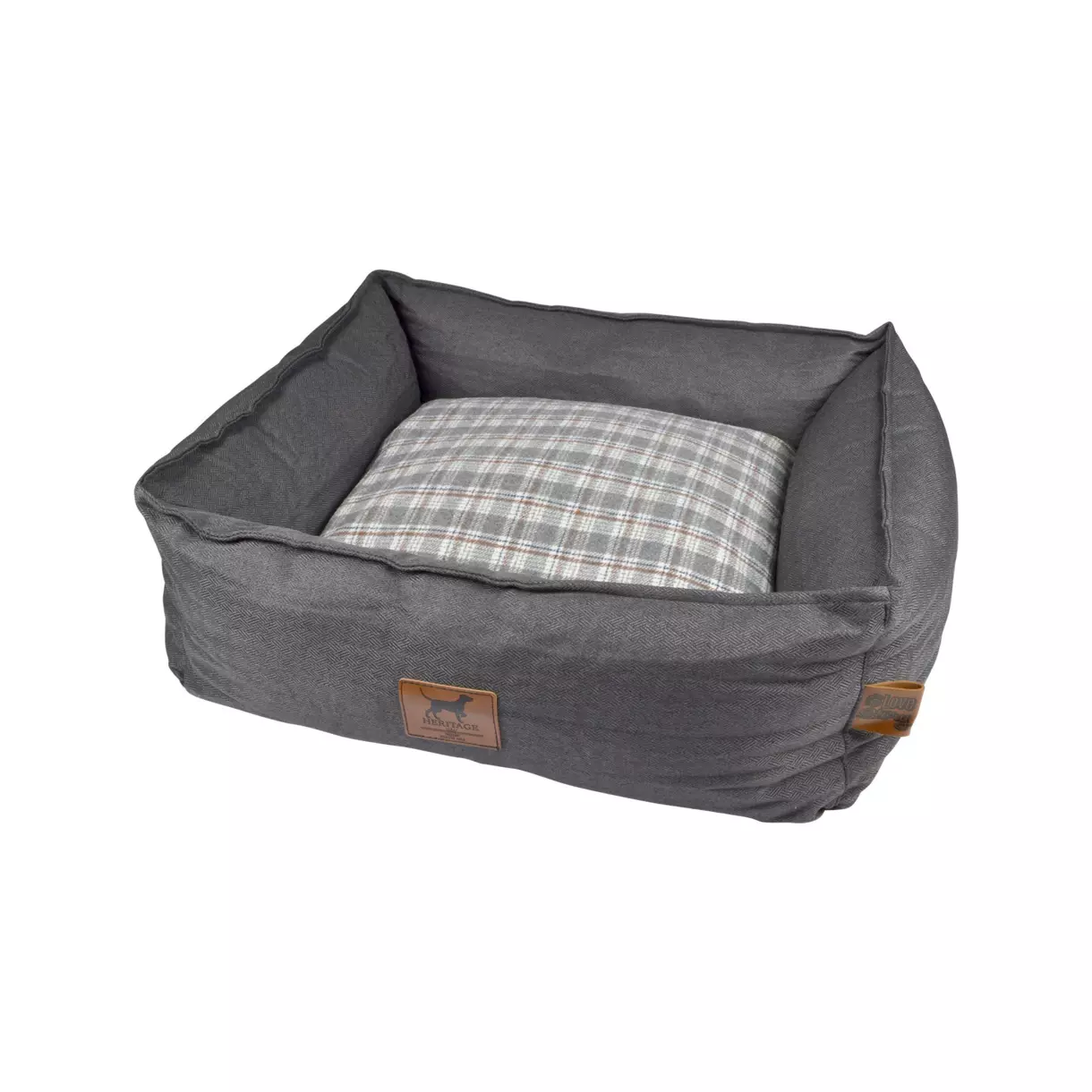 Cesta Heritage Rectangular L55 cm Gris 1