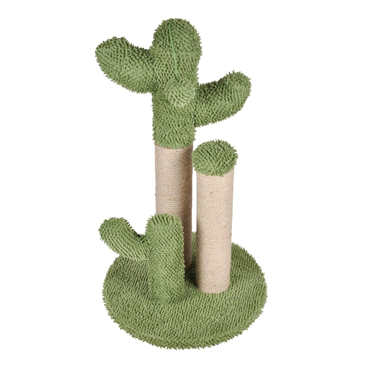 Kratzbaum Kaktus mit Spielzeug Grün 1