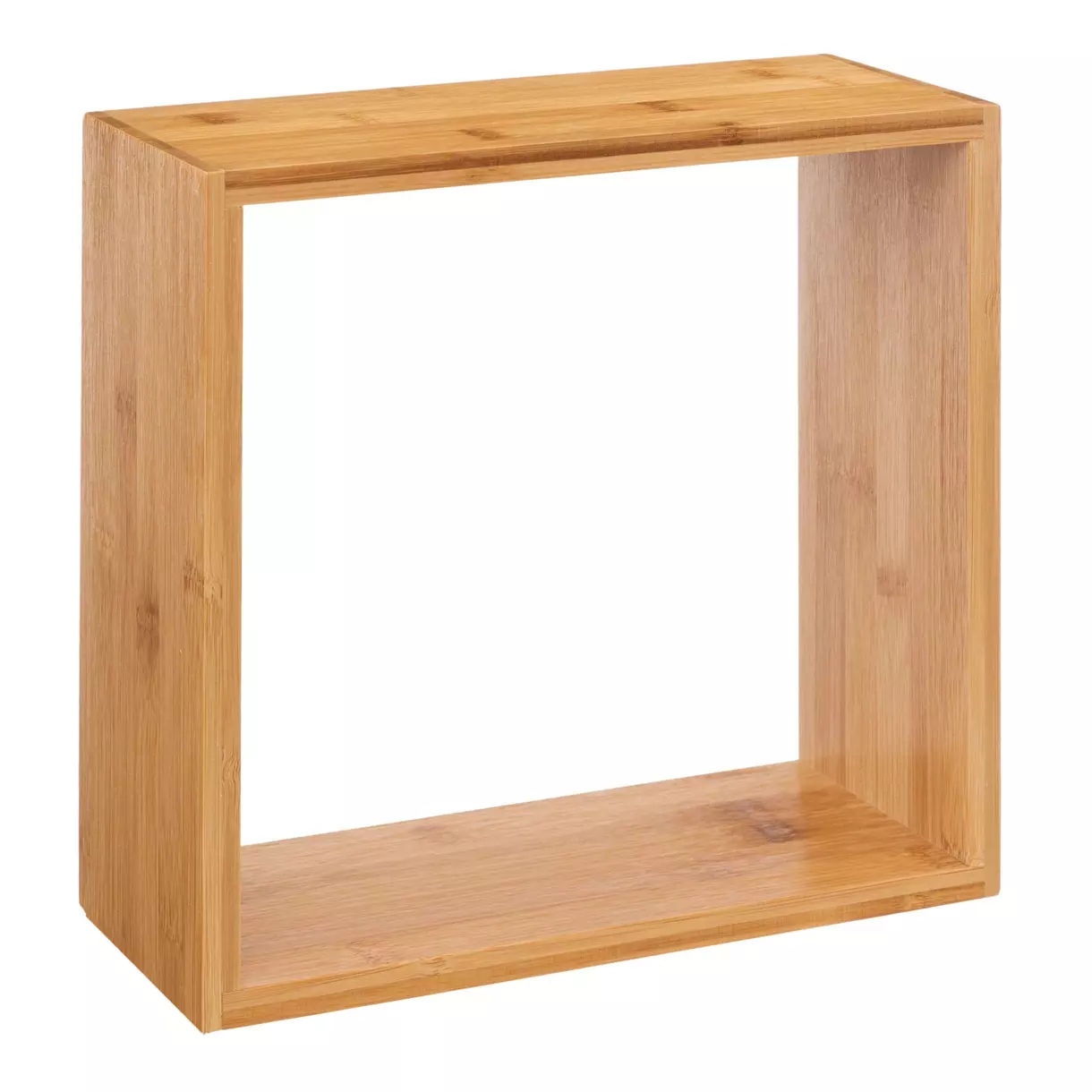 Lot de 3 étagères Cubes Fixy Bambou Naturel 6