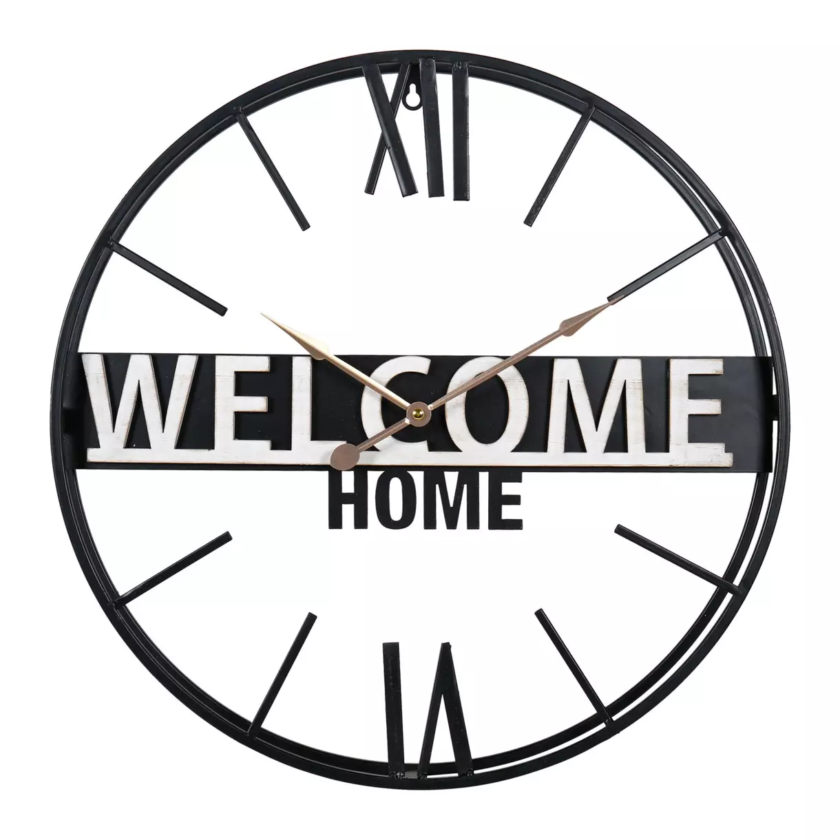 Horloge Welcome Noire 1