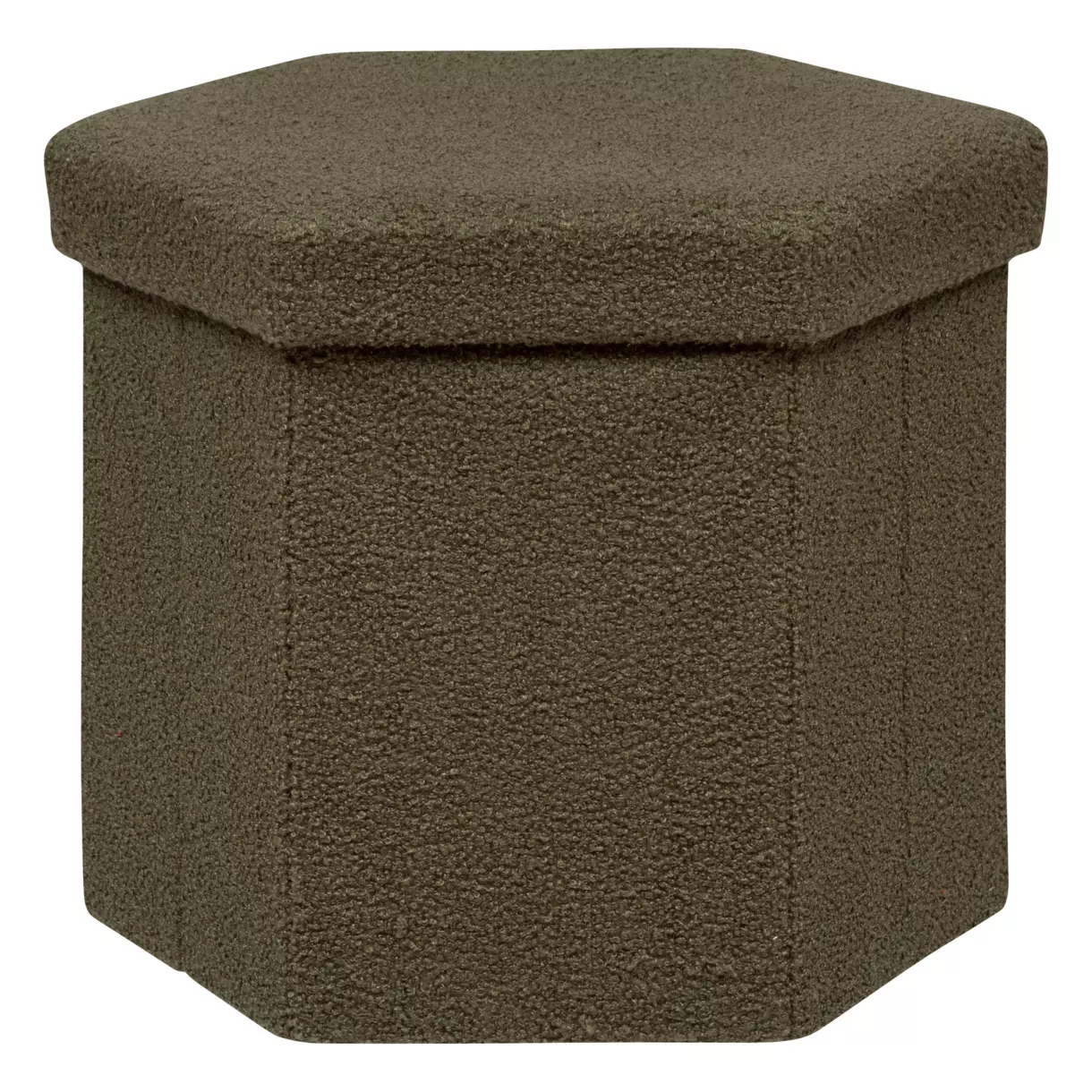 Pouf de rangement Jaiko Vert kaki 1