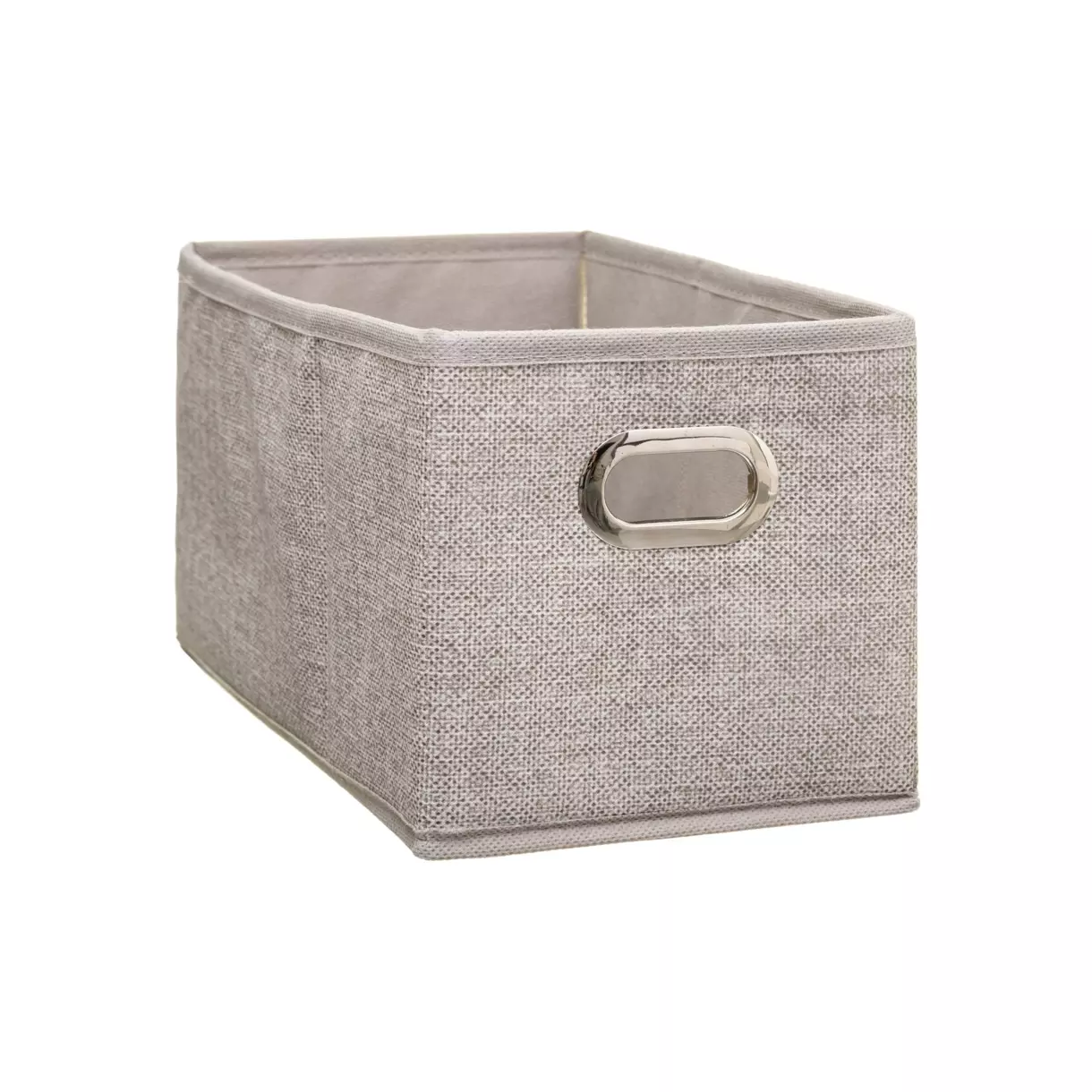 Cesta de almacenamiento (15 x 31 cm) Helena Beige moteado 1