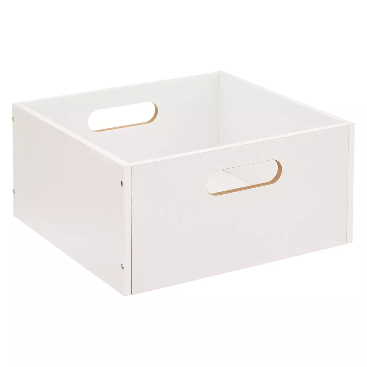 Caja  de almacenamiento (31 x 31 x 15 cm) Mano Blanco 1