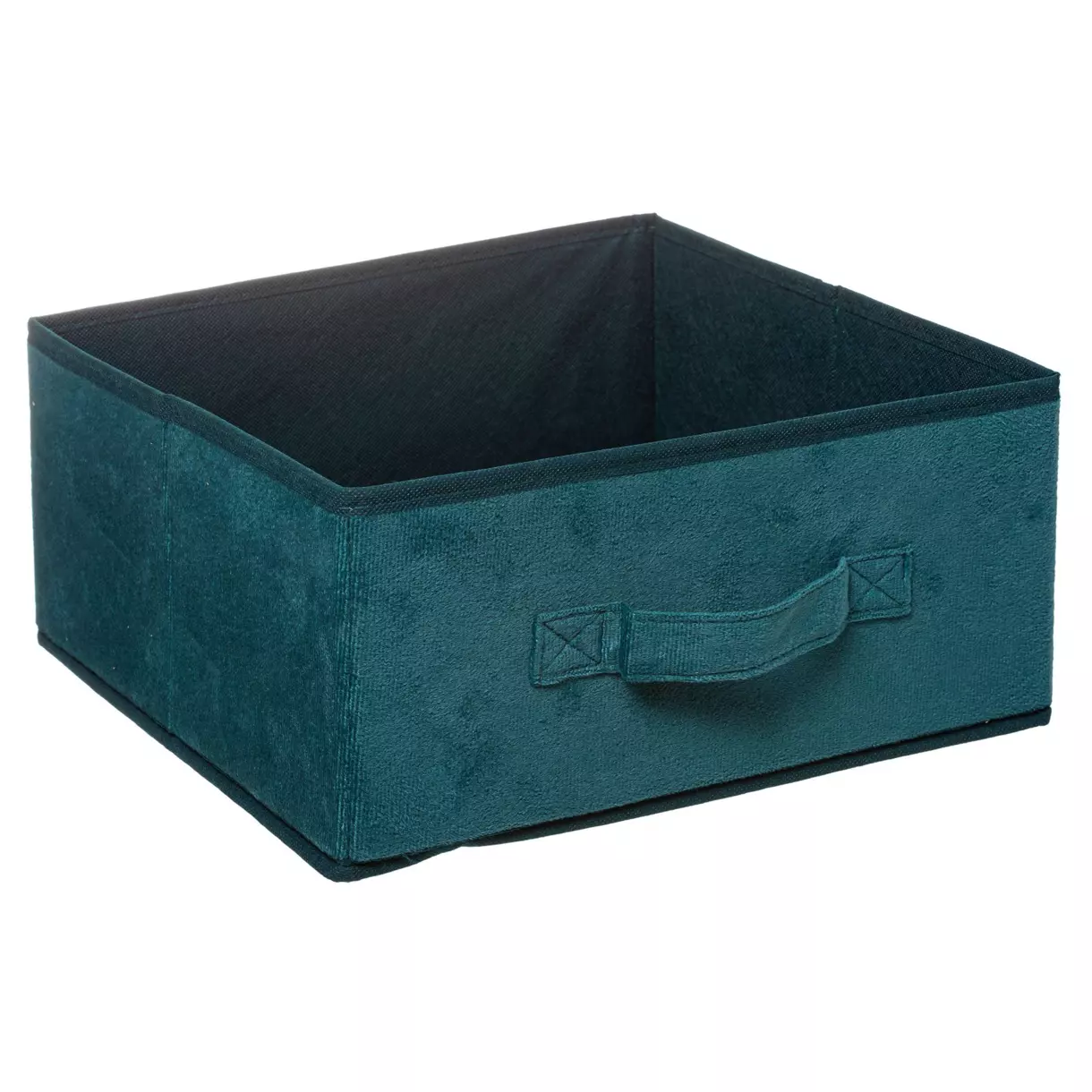 Panier de rangement velours (31 x 15 cm) Lia Bleu 1