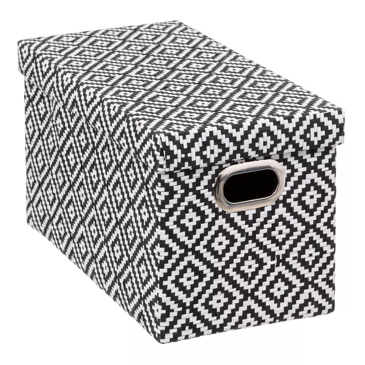 Boite de rangement (15 x 31 cm) à motifs Noir et Blanc 1