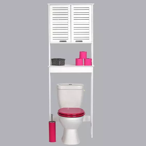 Meuble dessus WC Miami Blanc 1