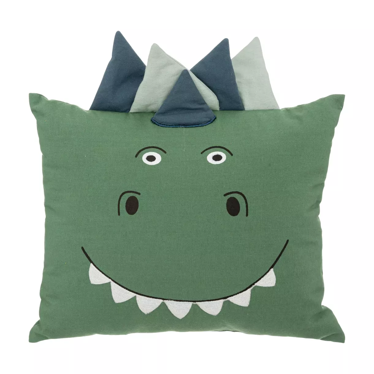 Cojín cuadrado Infantil( 40 cm) Dino Verde
