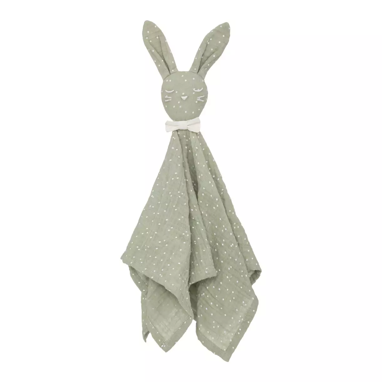 Doudou bébé Lapin Vert 1
