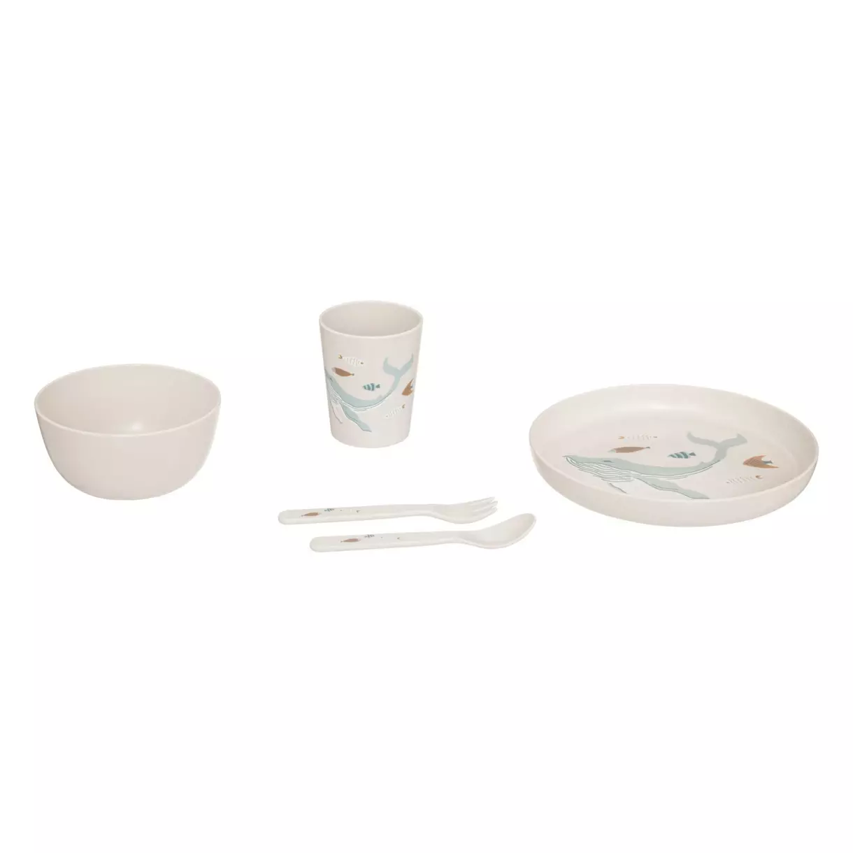 Set de comidas 5 piezas Seav Blanco 1