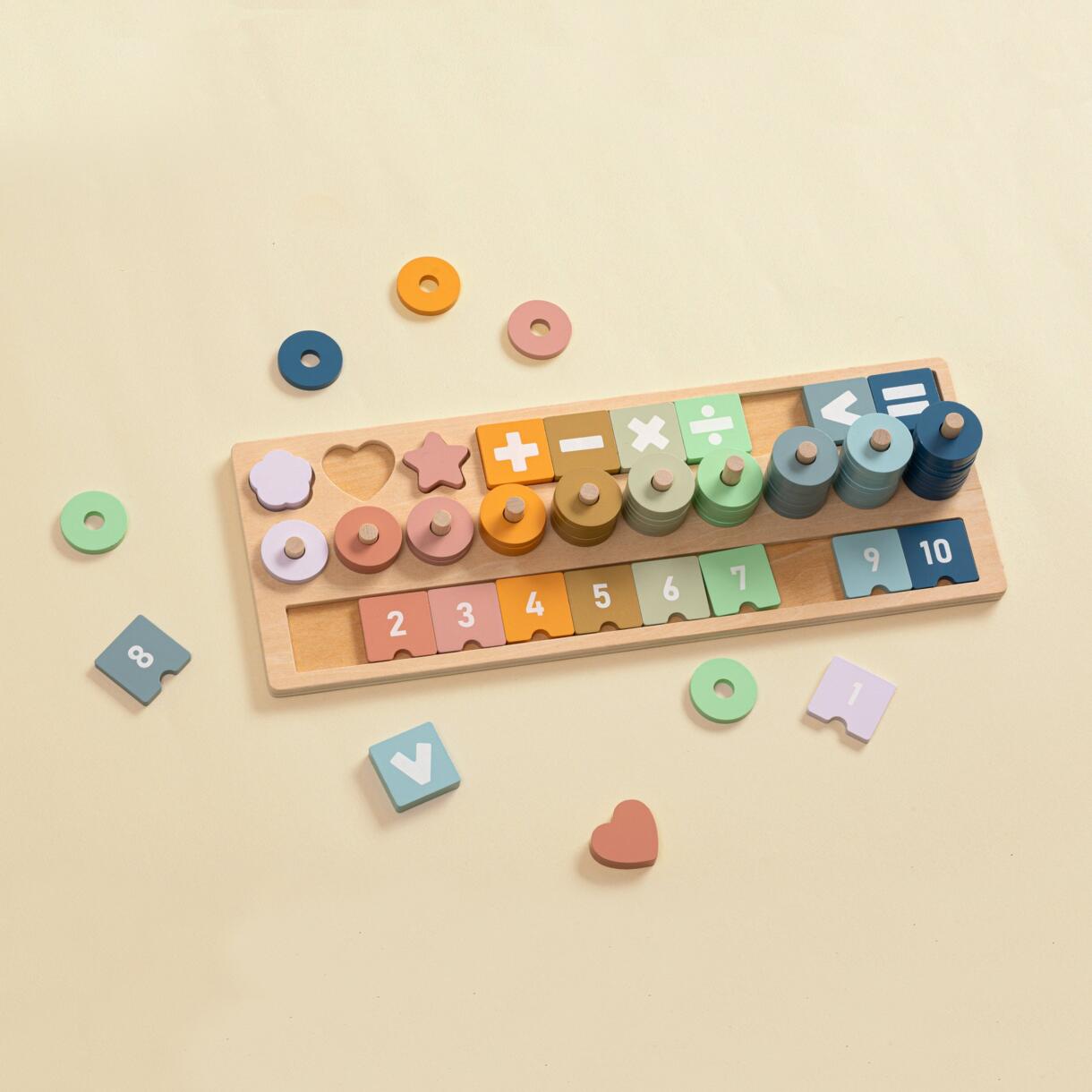 Puzzle de aprendizaje Numéros Multicolor