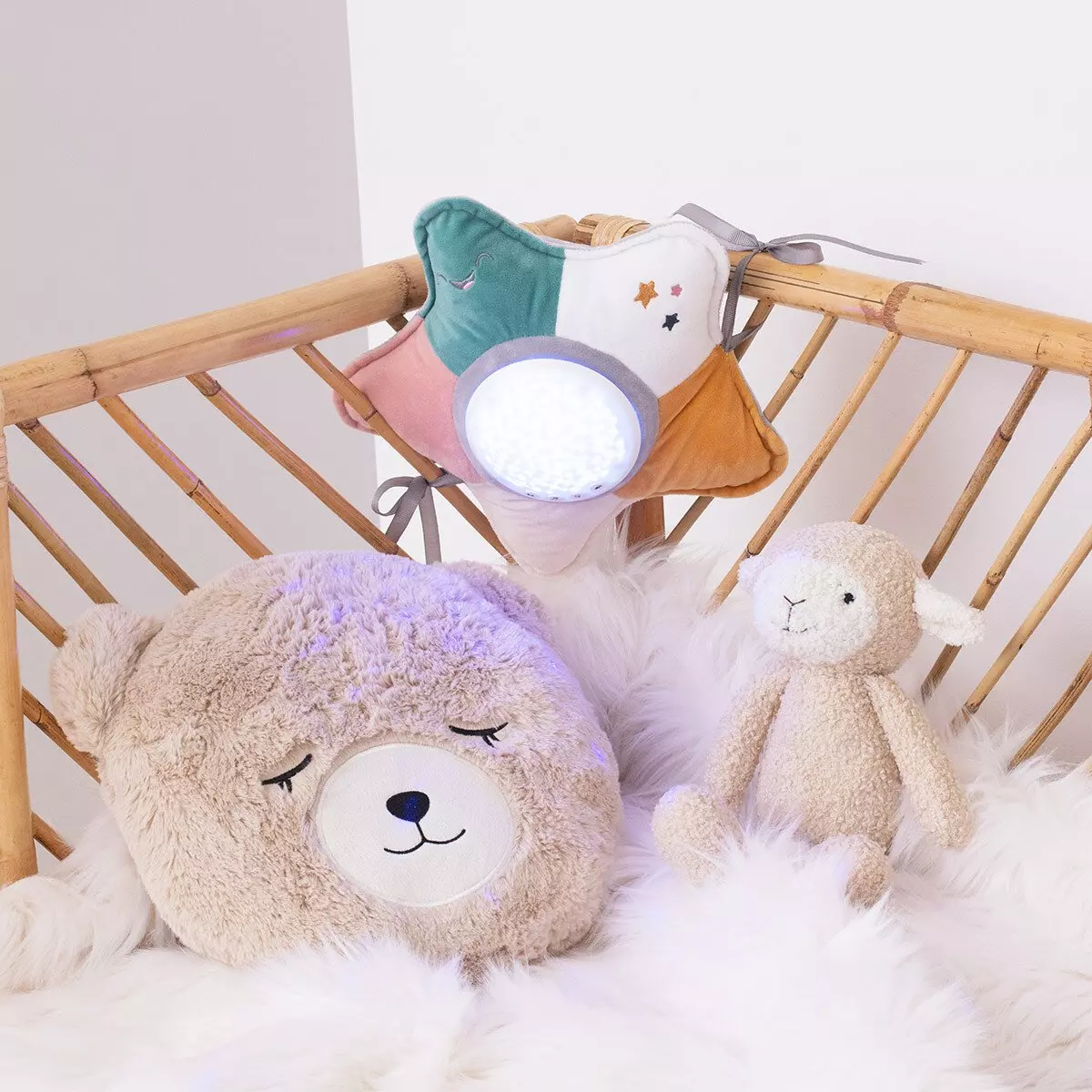 Veilleuse musicale projecteur Etoile Multicolore  1