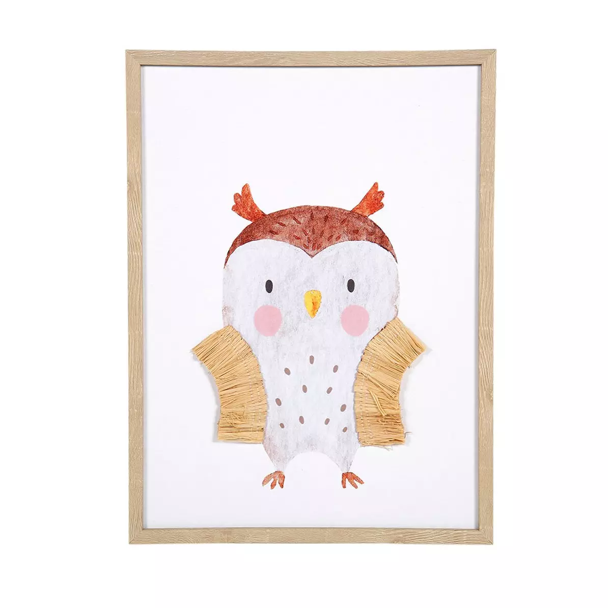 Toile murale enfant Chouette Multicolore 1