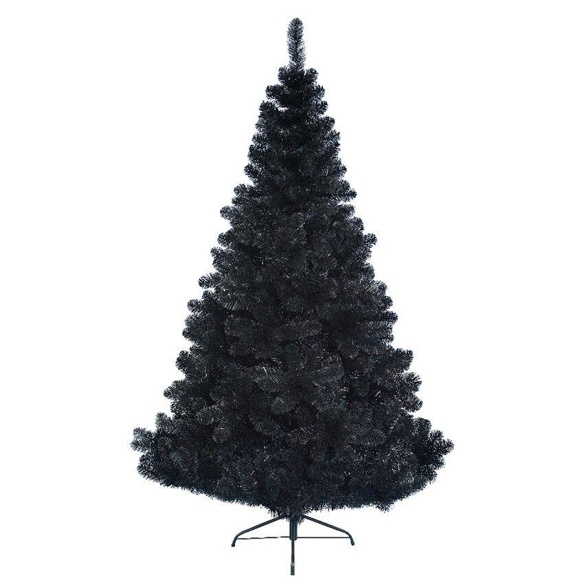 Sapin artificiel de Noël Black Royal H210 cm Noir 1