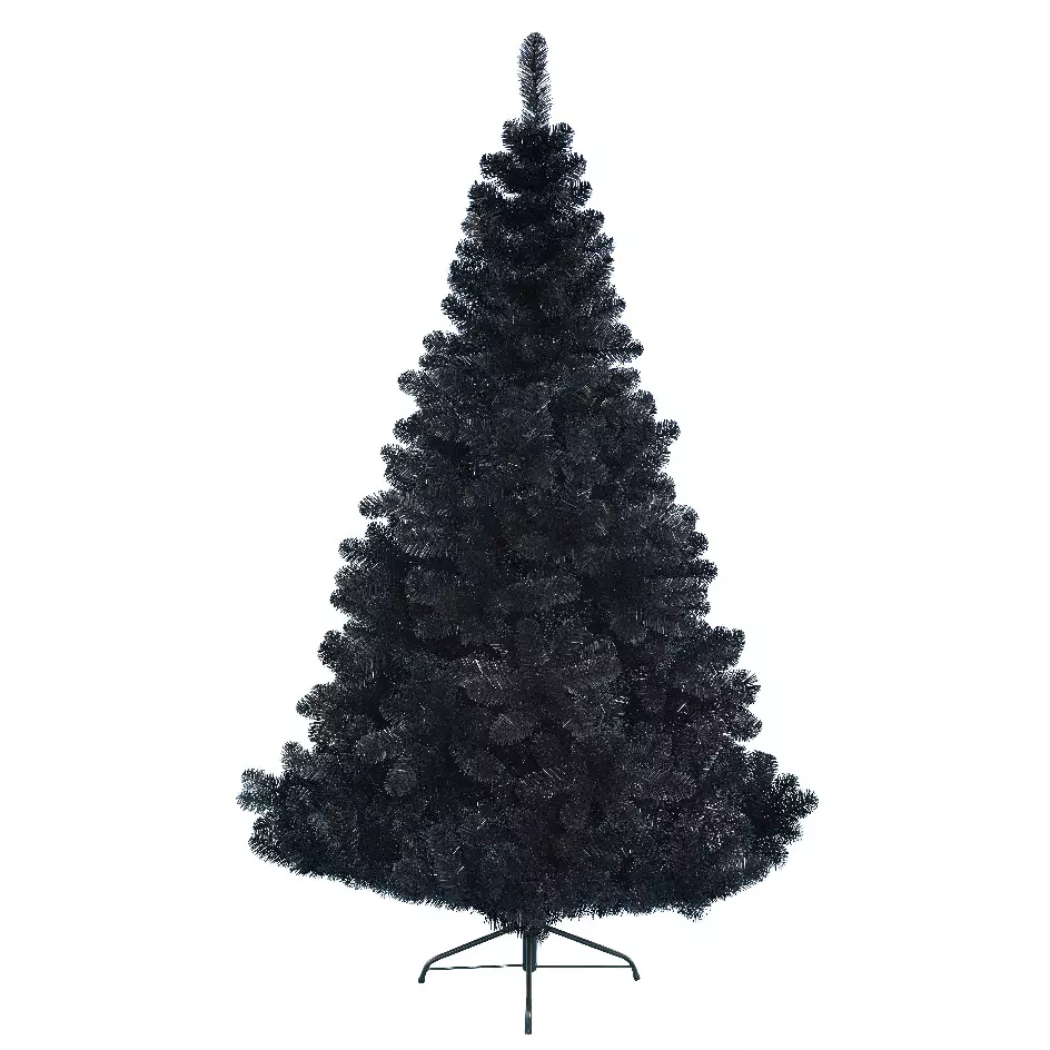 Sapin artificiel de Noël Black Royal H180 cm Noir 1