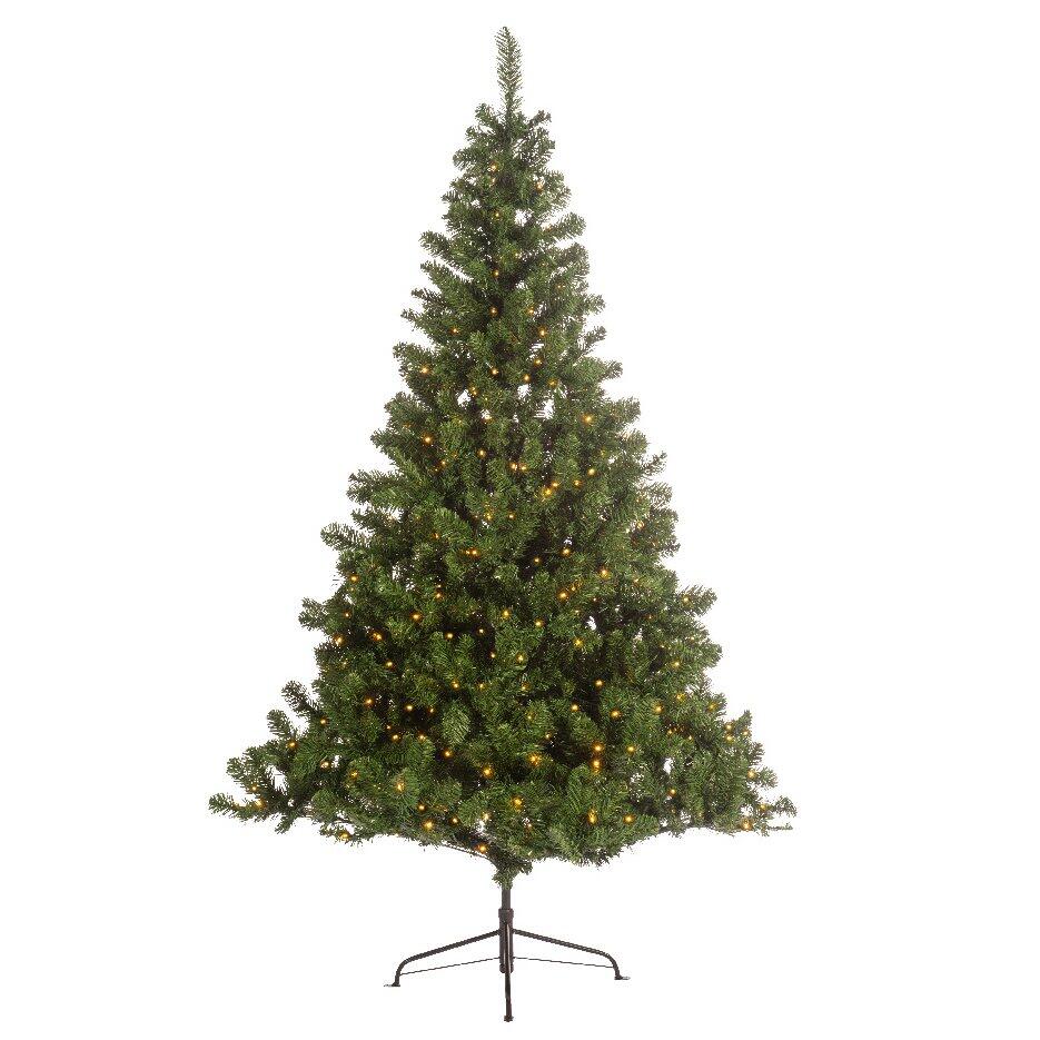 Künstlicher Weihnachtsbaum mit Beleuchtung Royal für draußen H240 cm Tannengrün 1