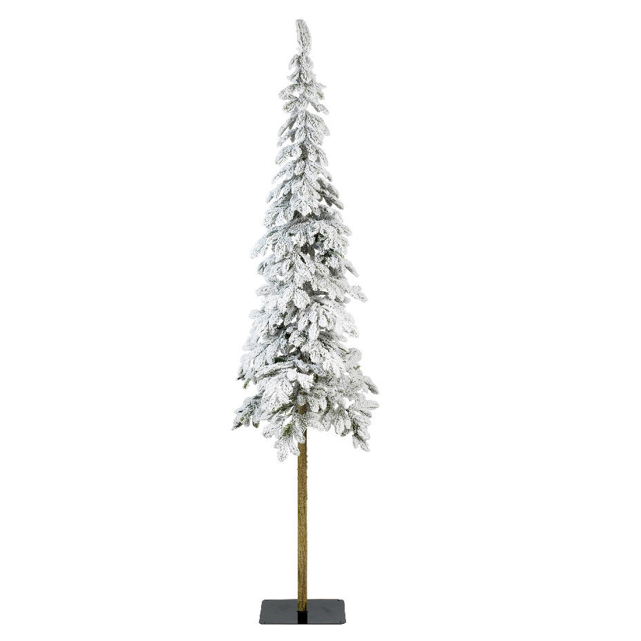Albero di Natale artificiale Sierra Alt. 300 cm Verde innevato 1