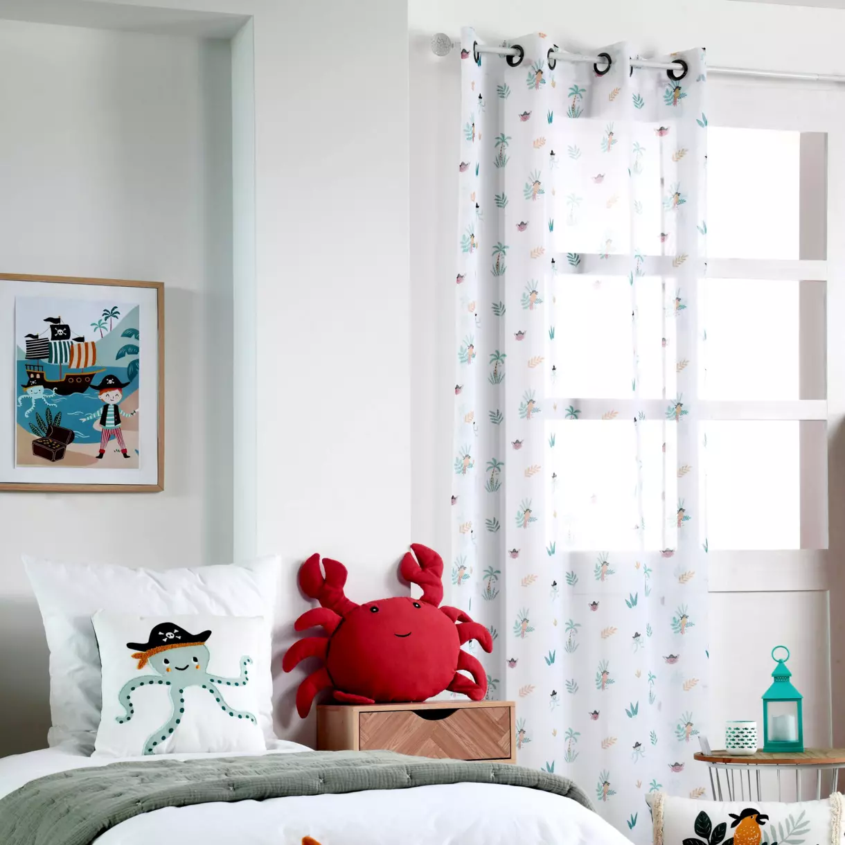 Voilage enfant (140 x 260 cm) Edouard Multicolore 1