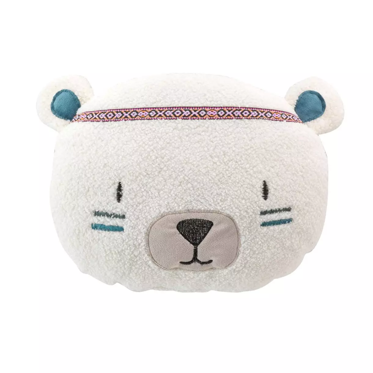 Coussin rond enfant Igloo Blanc