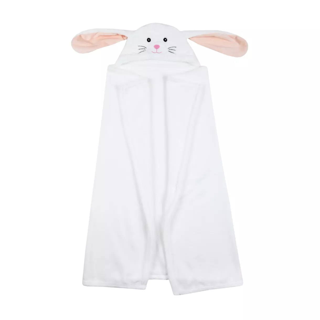 Plaid à capuche enfant Pacome Blanc 1