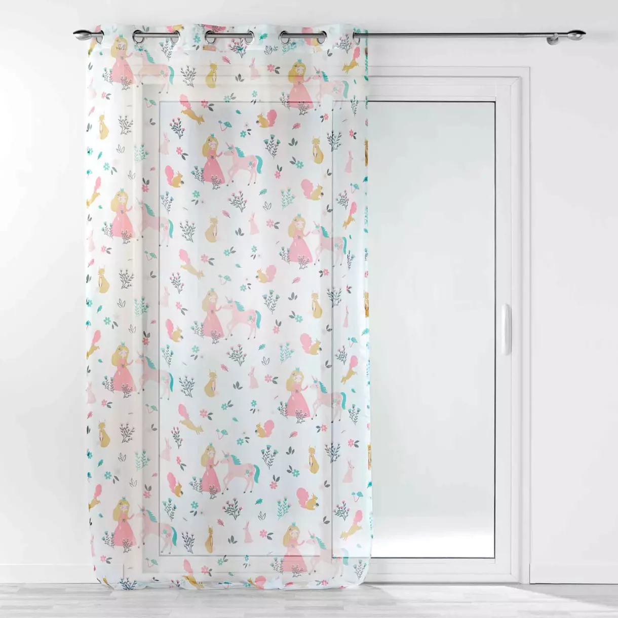 Visillo (140 x 240 cm) Princesse unicornio Blanco 1