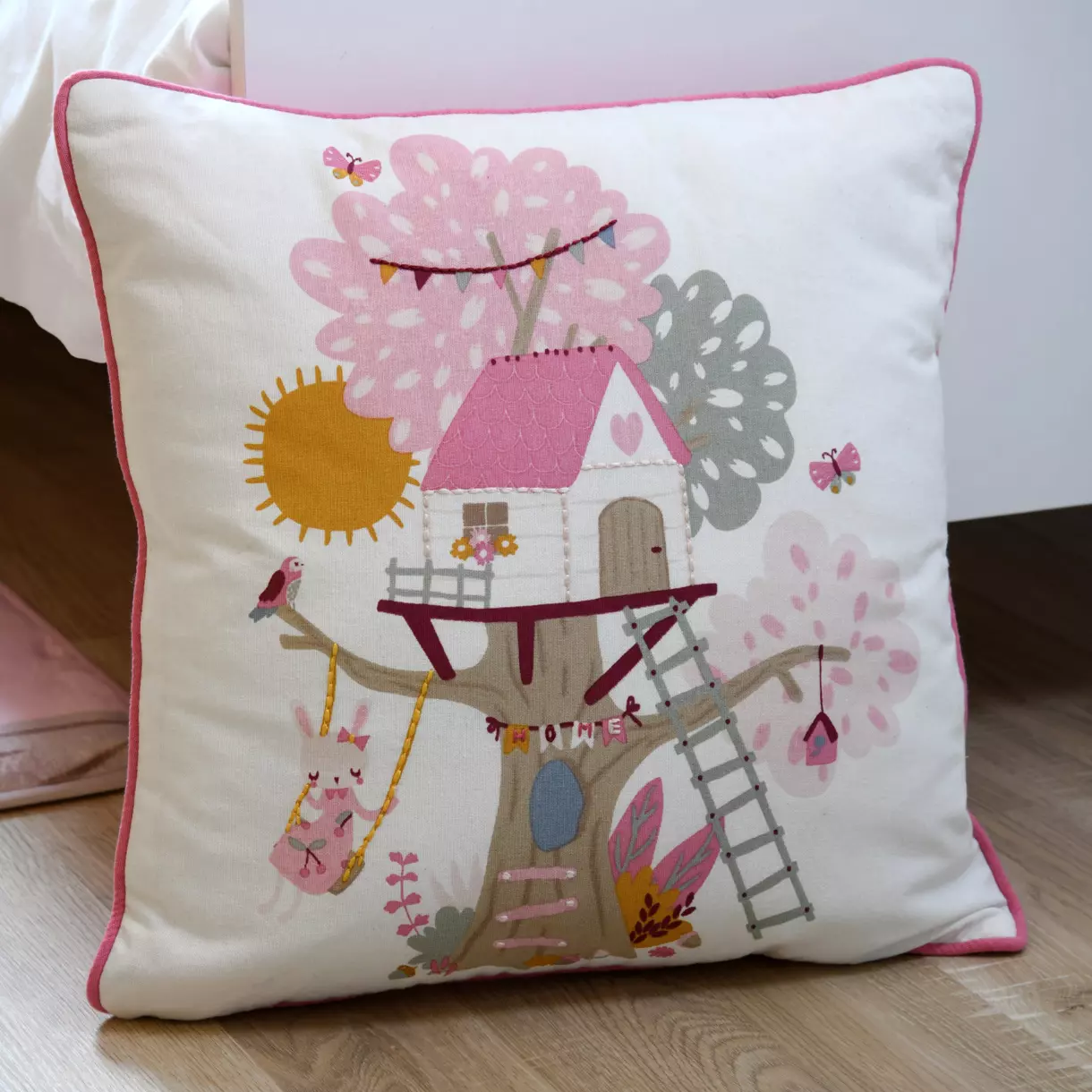 Coussin carré enfant Matty Multicolore