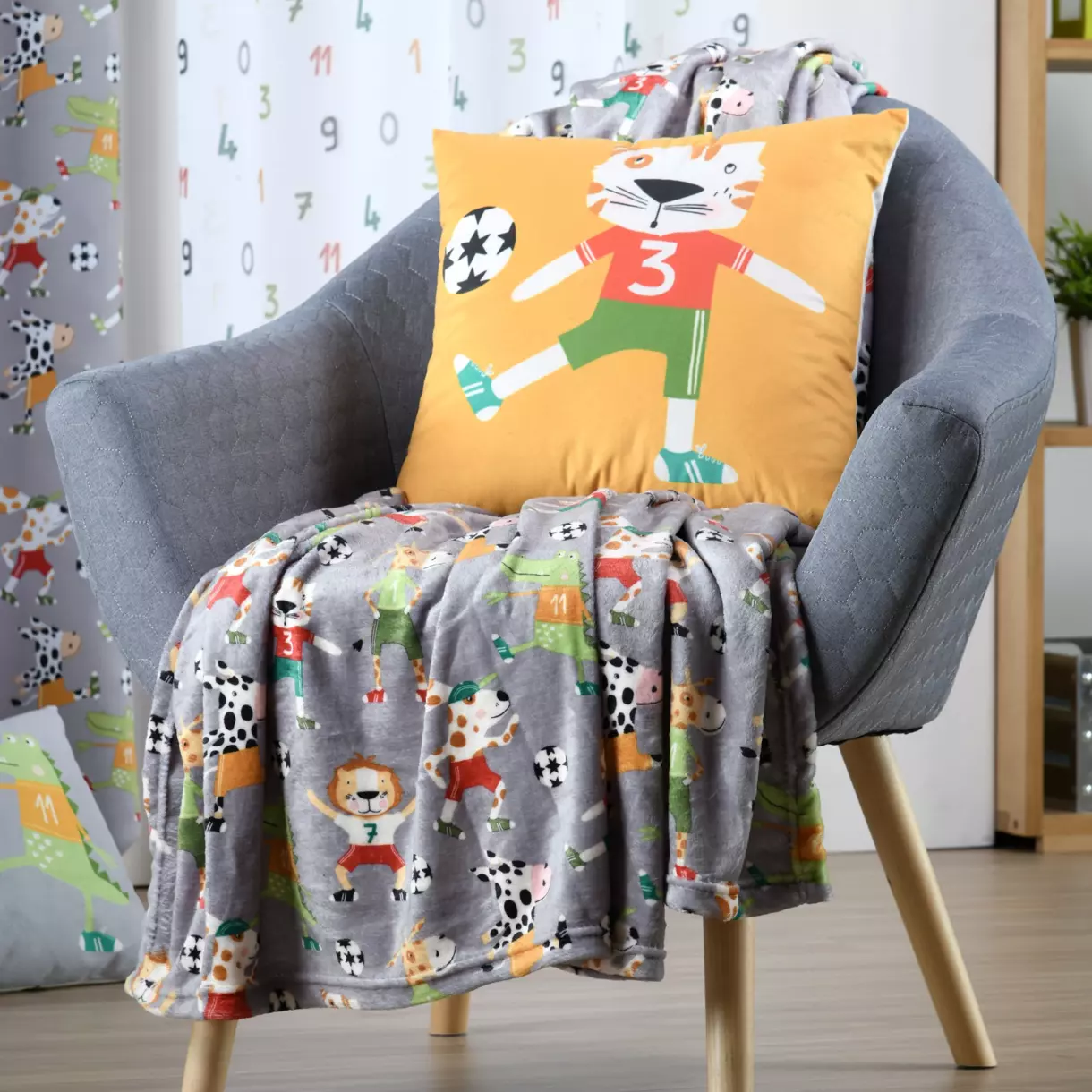 Plaid enfant (160 cm) Maracana Multicolore 1