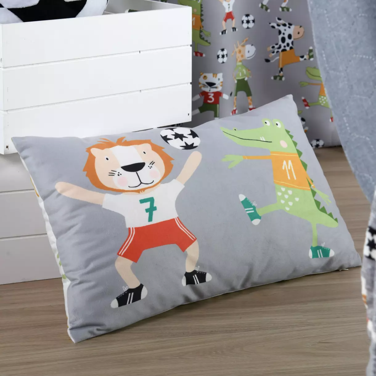 Coussin rectangulaire enfant (50 cm) Maracana Multicolore 1