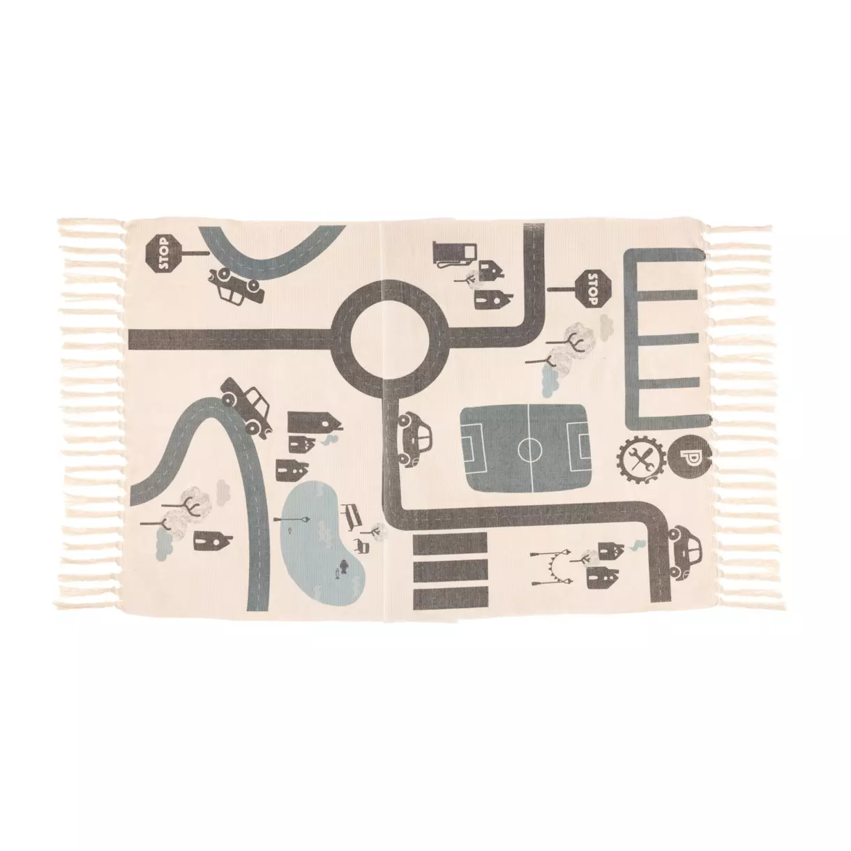 Tapis (150 cm) Route Ecru 1
