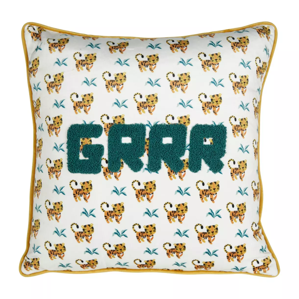 Coussin enfant (40 cm) GRRR Jaune 1