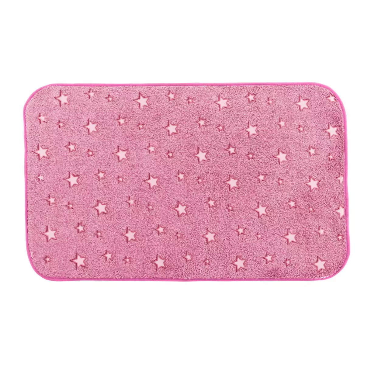 Alfombra rectangular fosforescente (80 cm) Fluo Night Rosa fuchsia 1