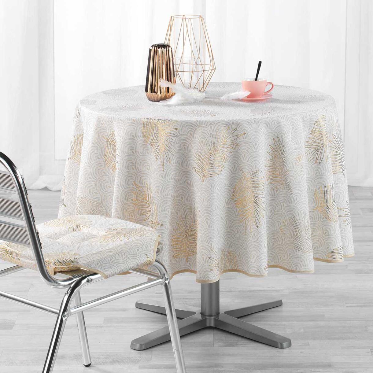 Nappe ronde (D180 cm) Sunny Gold Or 1