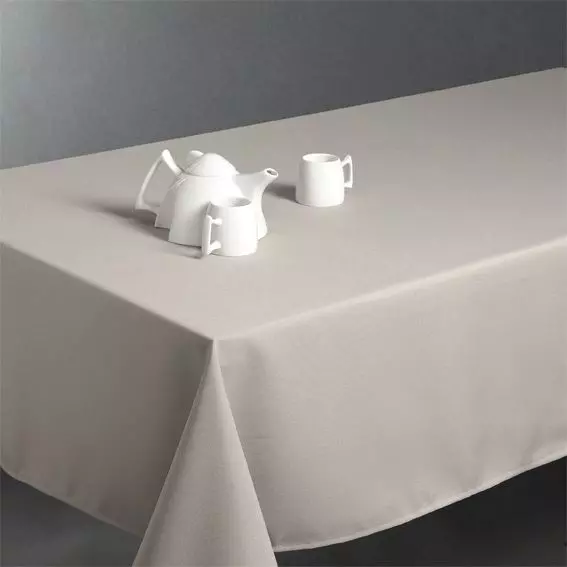 Rechteckige Tischdecke (L300 cm) mit Fleckschutz Lina Beige 1