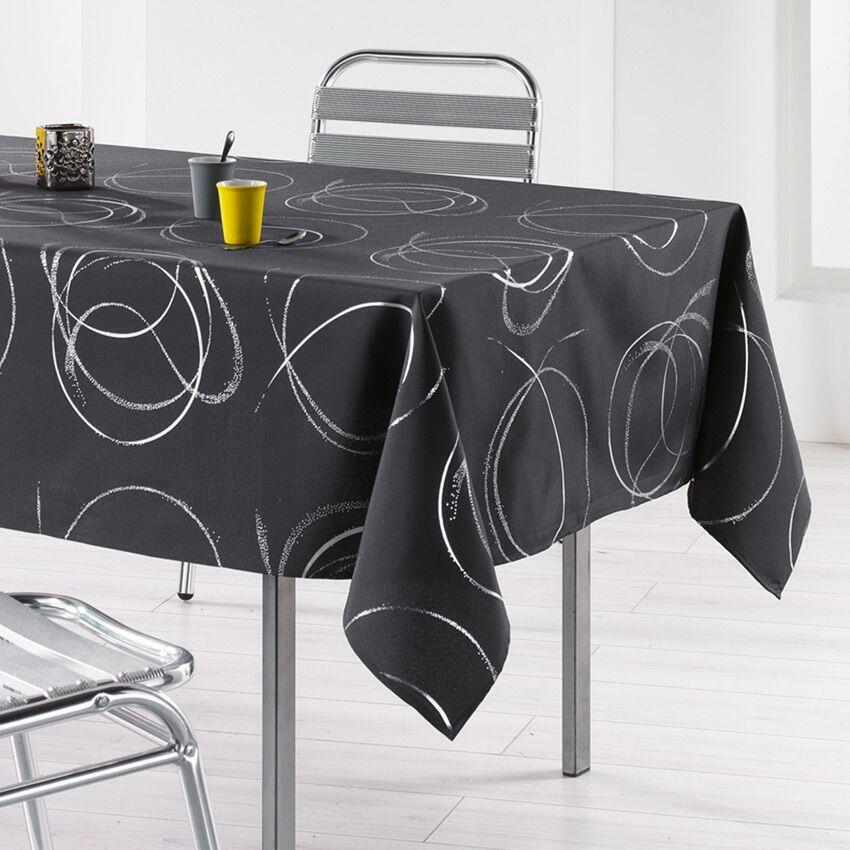 Nappe rectangulaire (L240 cm) Bully Anthracite 1