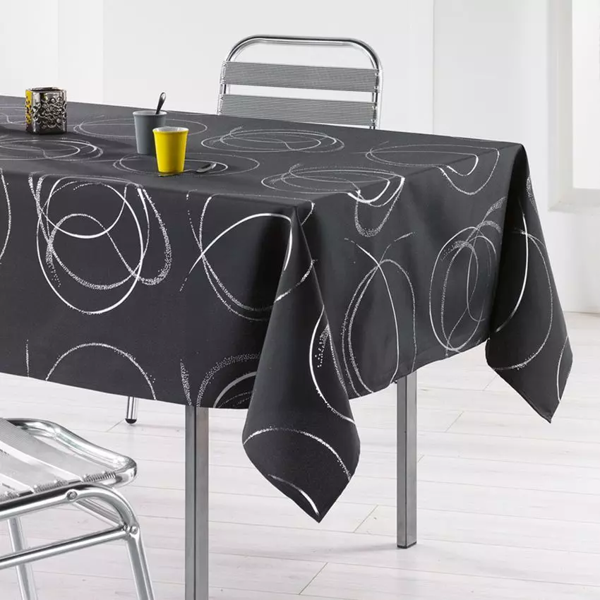 Mantel rectangular (L240 cm) Bully Antracita 1