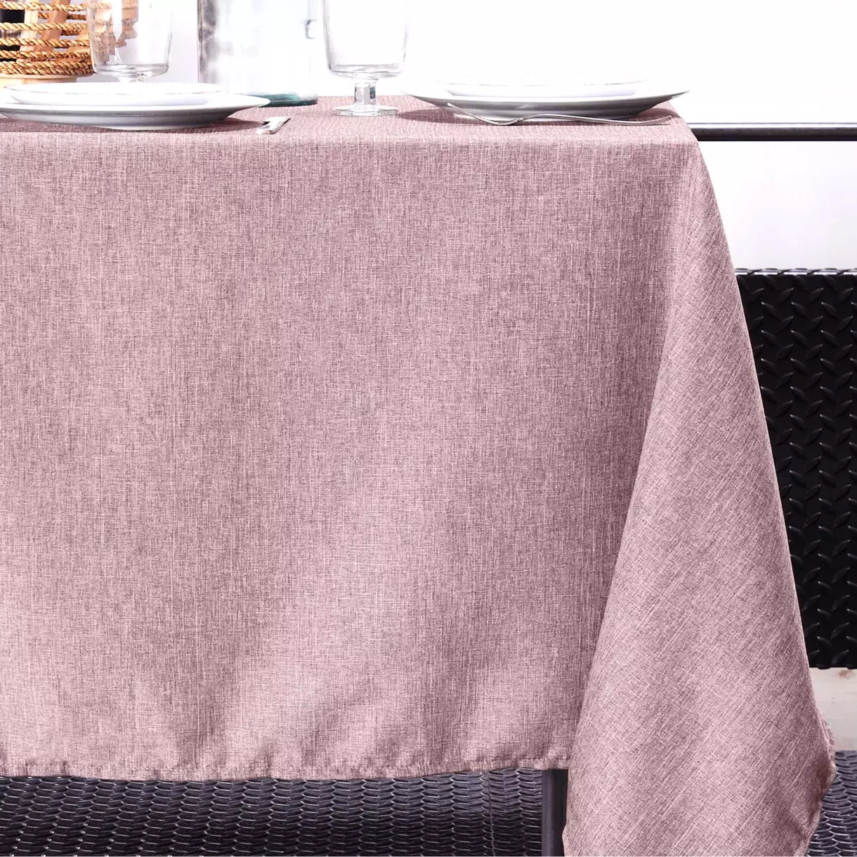 Mantel rectangular (L300 cm) Bea Rose palo 1