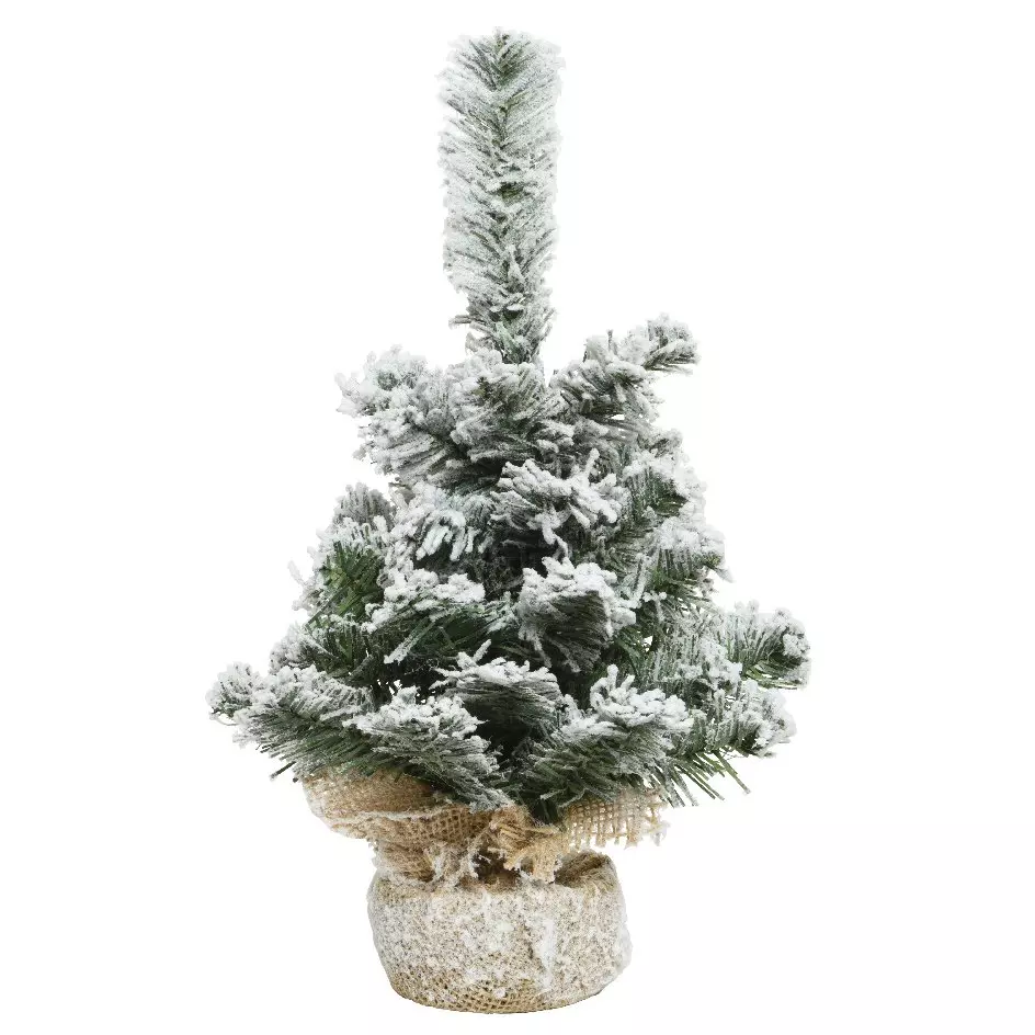 Sapin artificiel de table Royal H35 cm Vert enneigé 1