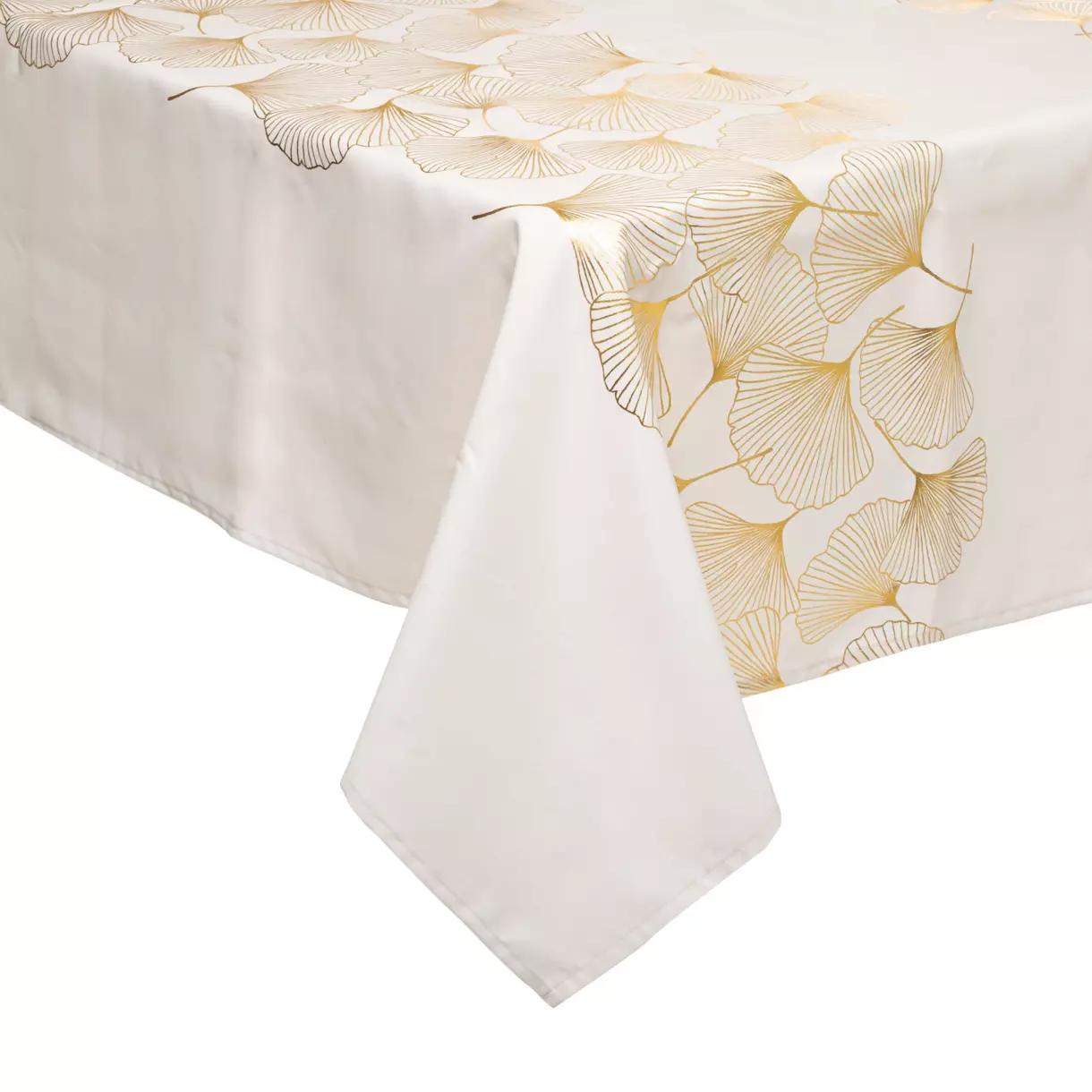 Mantel rectangular (L360 cm) Ginko Blanco 1